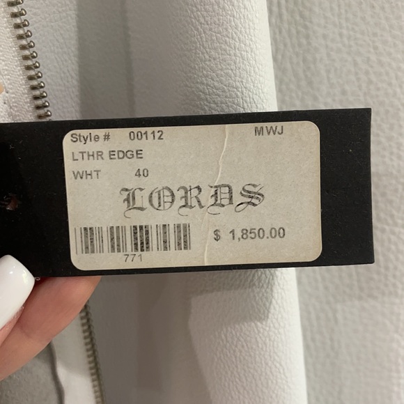 Sick white leather jacket by Lords - Picture 6 of 6